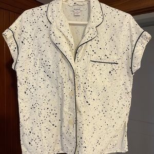 madewell women’s size small short sleeve buttton down